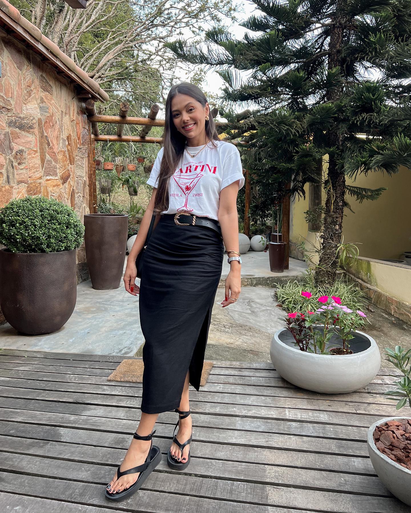 looks com saia midi envelope