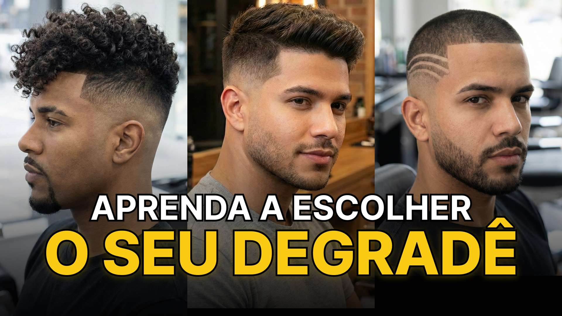 low fade com textura cabelo liso