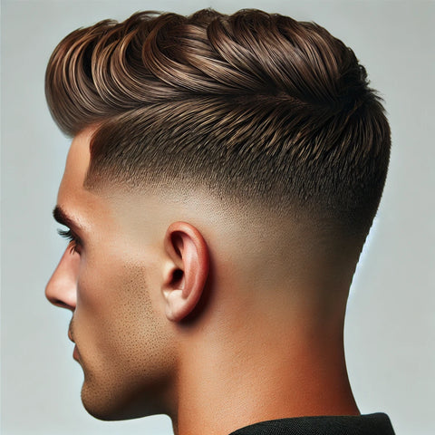 low fade degradê baixo cabelo liso