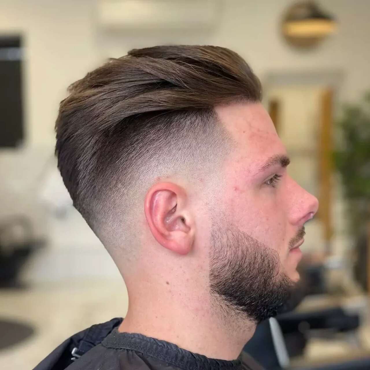 low fade para rosto coração
