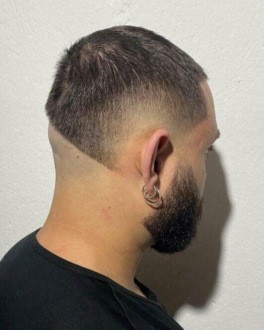 low fade degradê baixo cabelo liso