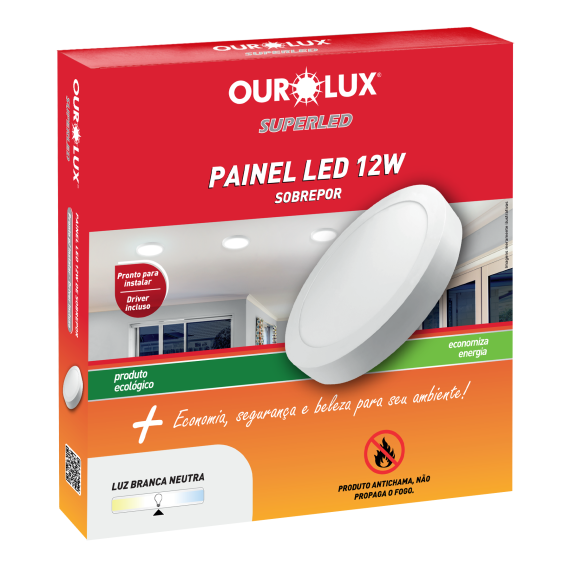 plafon de sobrepor LED slim