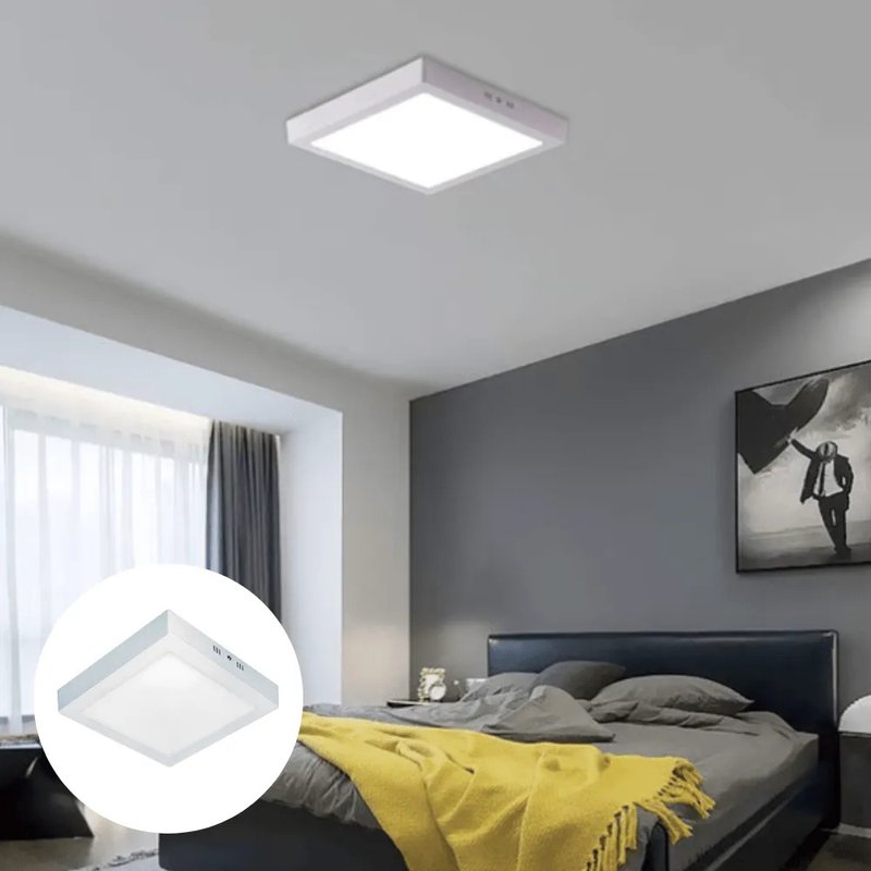 plafon de sobrepor LED 30W