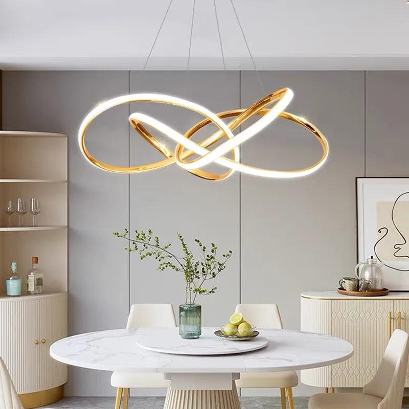 lustre dourado para sala