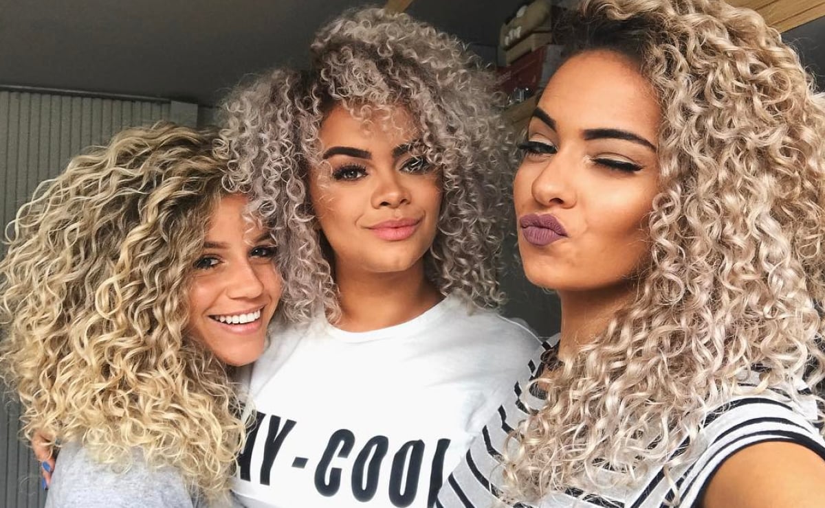 tons de doce de leite cabelo ondulado