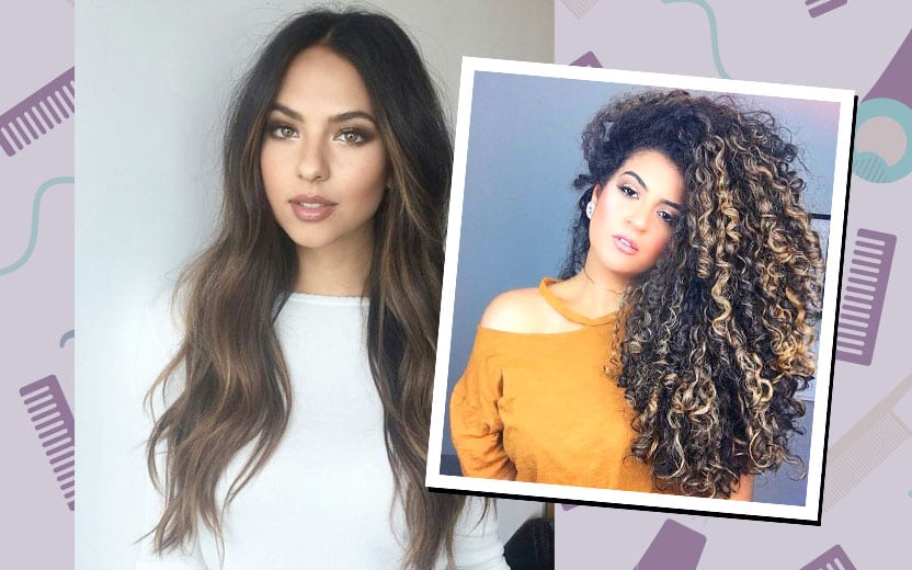 Luzes Em Cabelo Preto