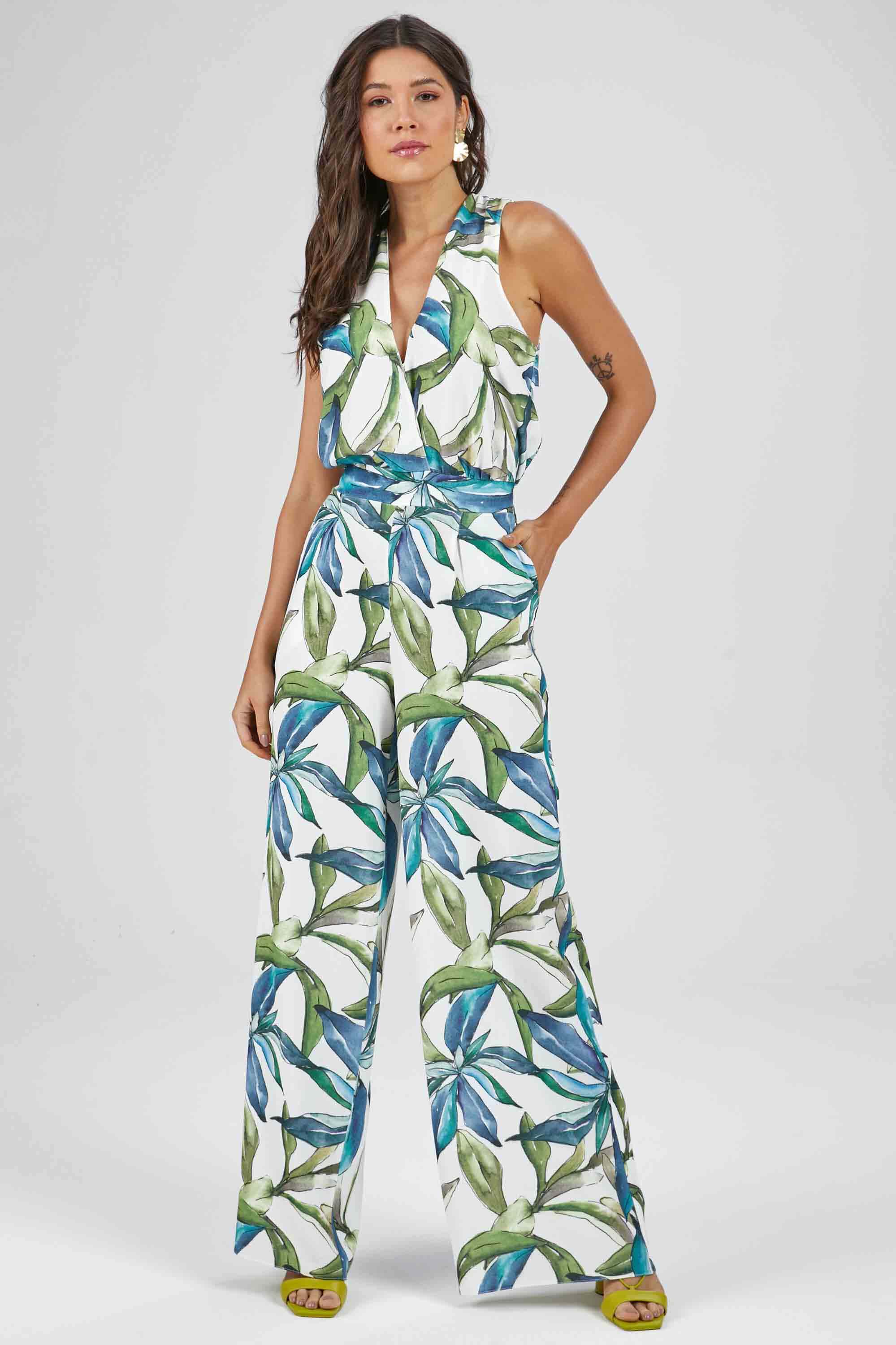 macacão feminino longo