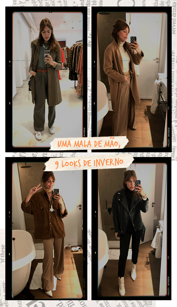 mala de mão feminina looks inspiração