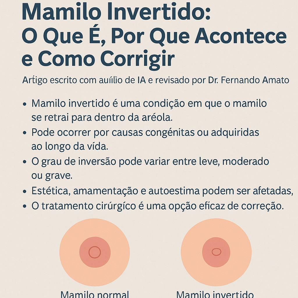 mamilo invertido causa dor ao amamentar