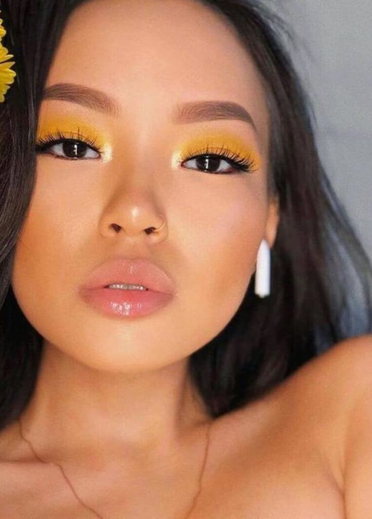 Maquiagem Para Formatura Vestido Amarelo