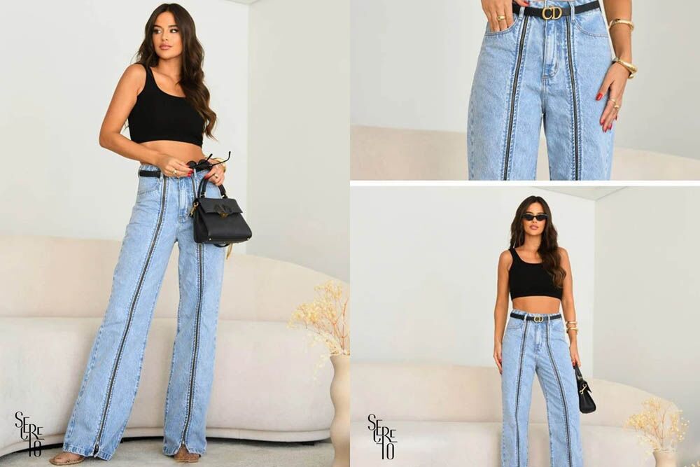 calça jeans feminina cintura alta