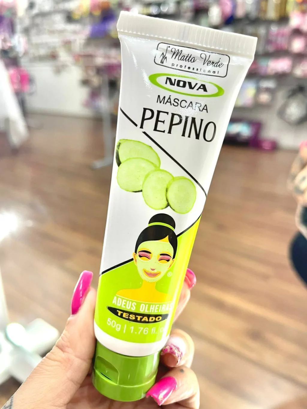 máscara de pepino para olheiras