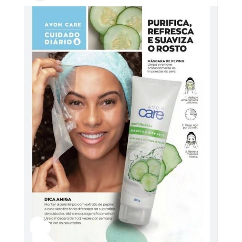 máscara de pepino Avon
