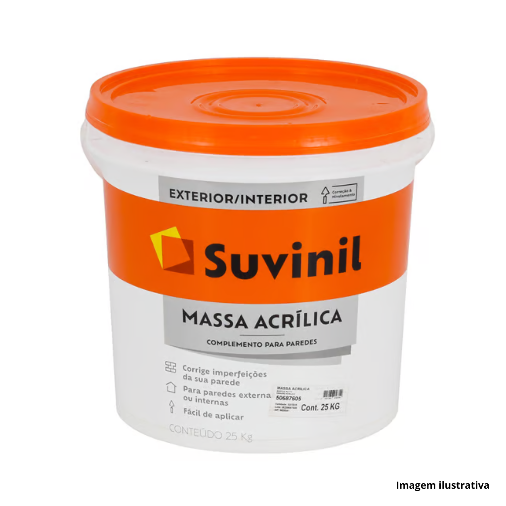 massa acrílica para área externa