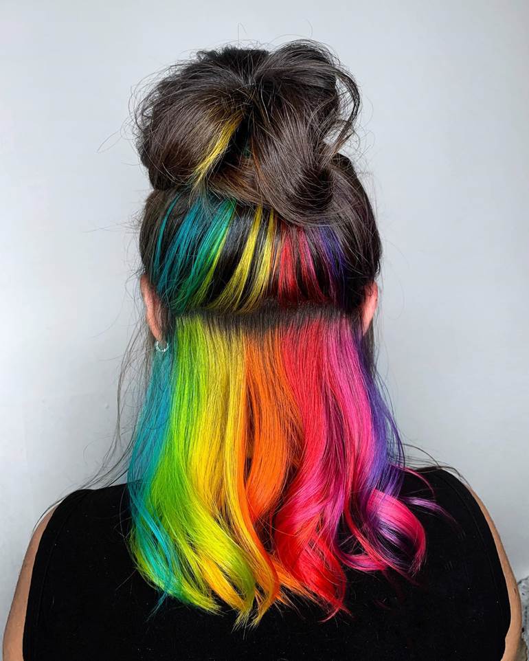 Cabelo Colorido na Nuca: Inspirações e Cuidados Essenciais