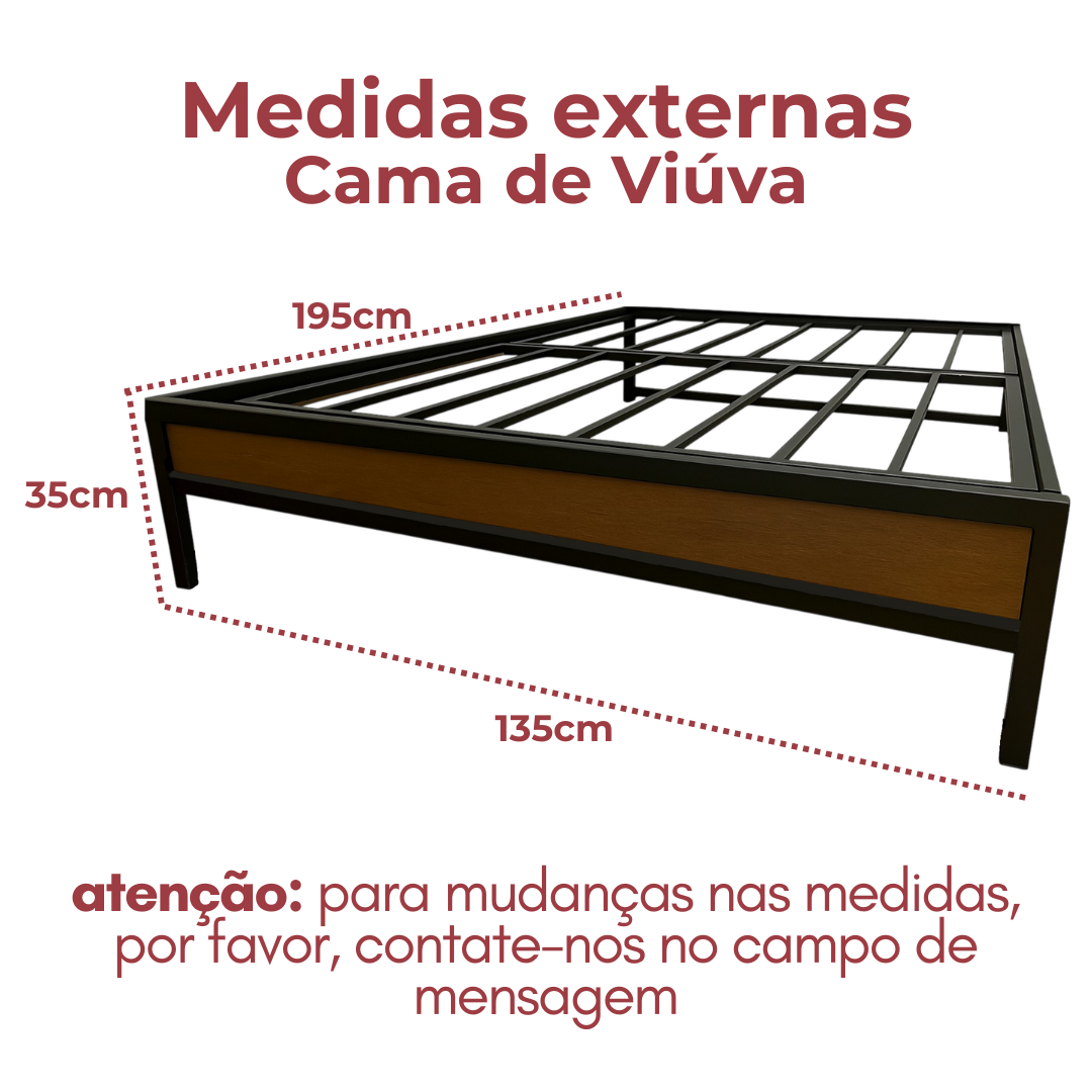 dimensões cama de viúva