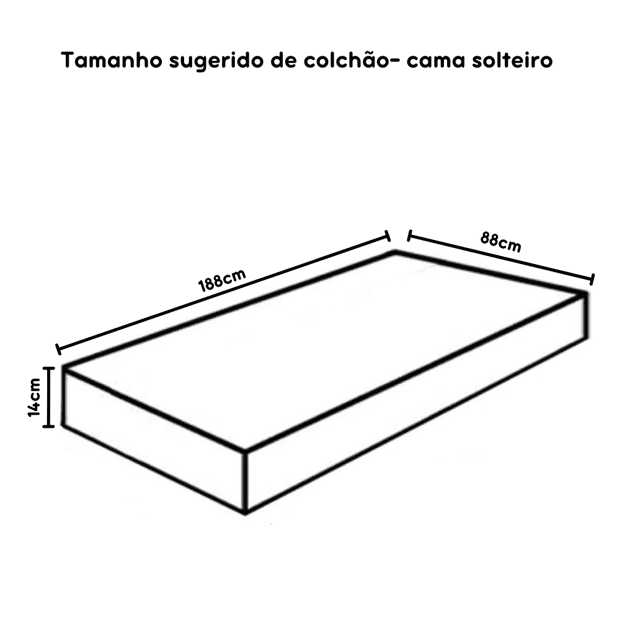 cama solteiro king
