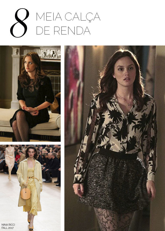 meia calça de renda looks formais