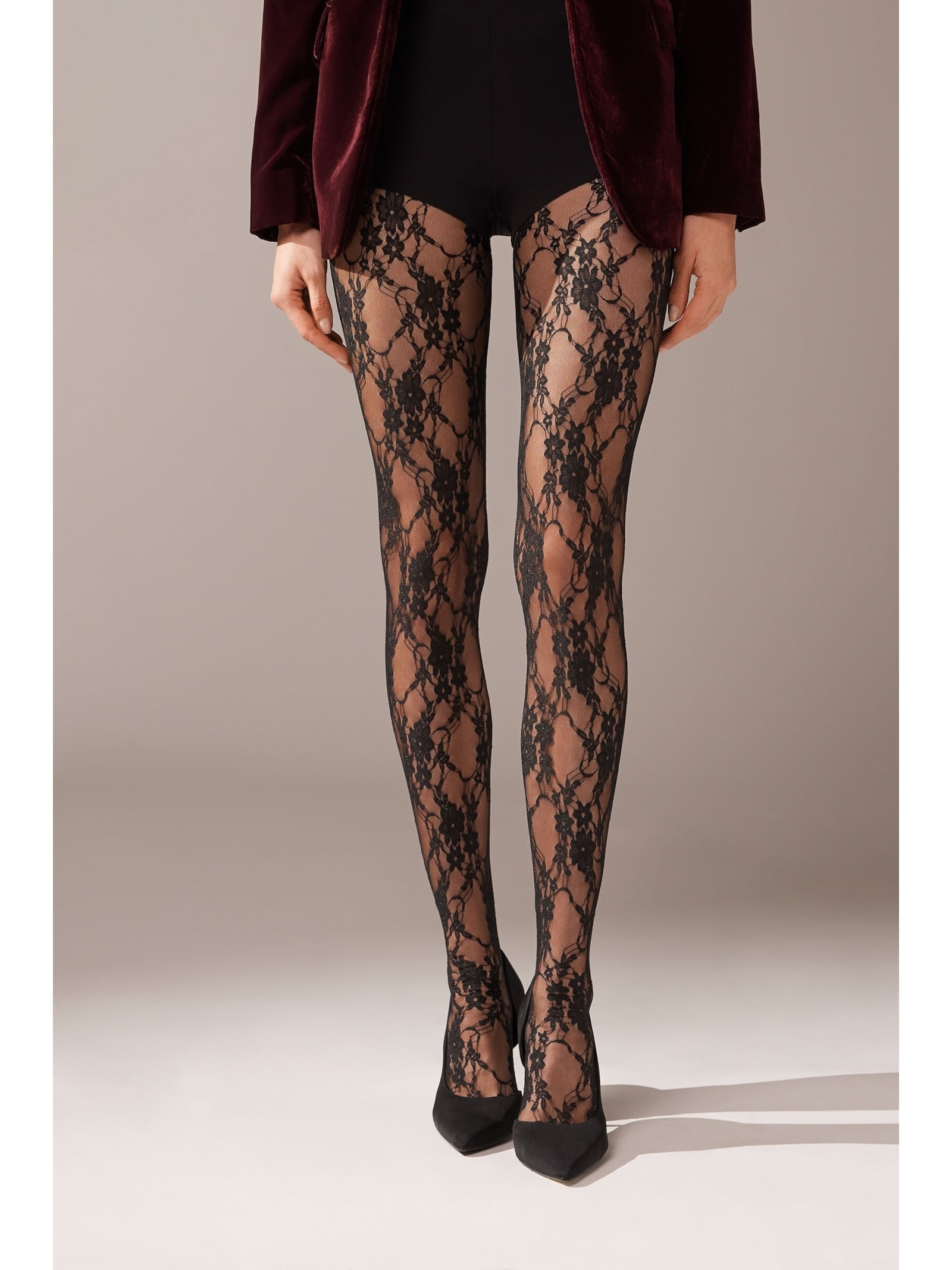 meia calça de renda looks casuais