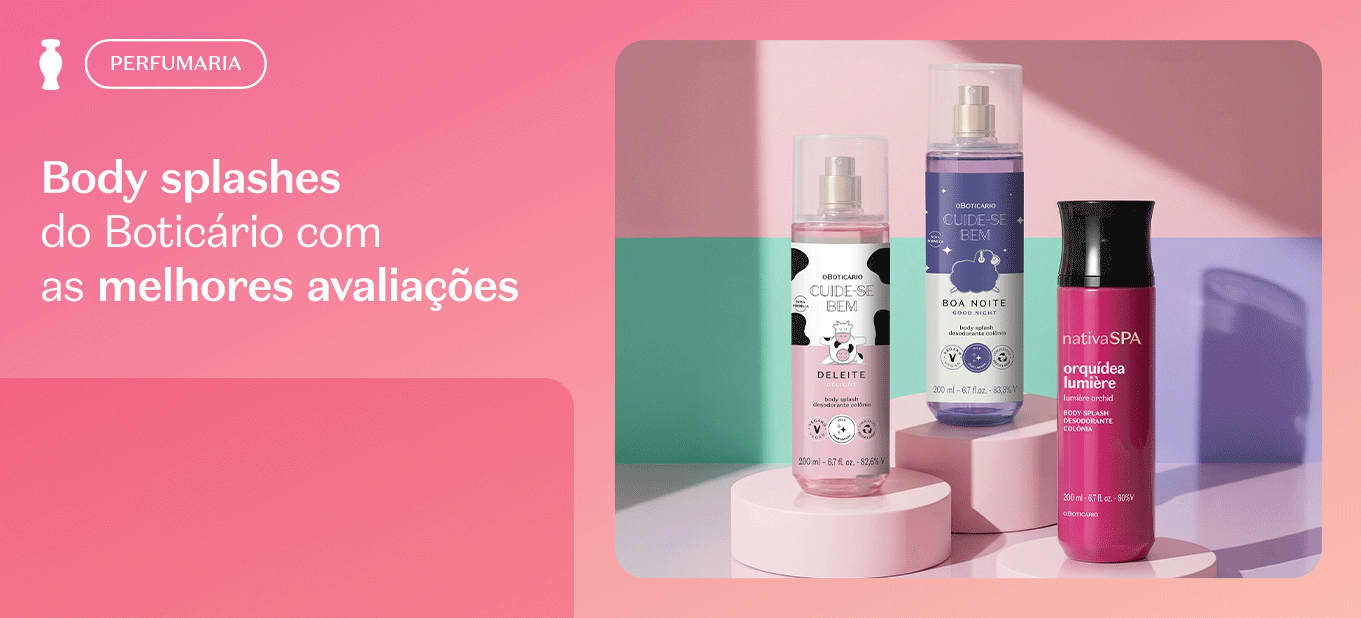 melhores body splash para cada ocasião