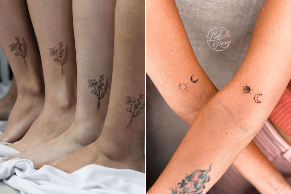 tatuagem amigas fineline vs minimalista qual escolher