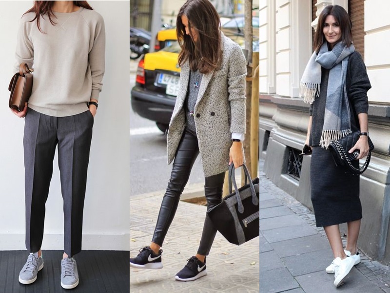 tênis minimalistas para looks sofisticados