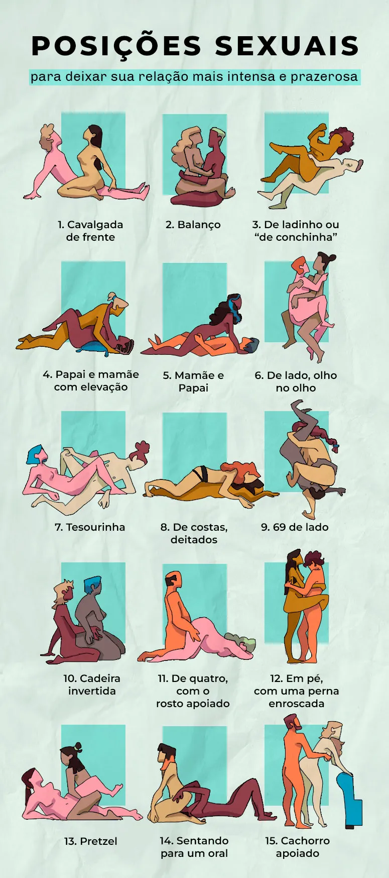 melhores posições para fazer sexo