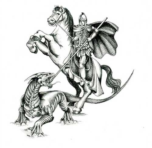 tatuagem sao jorge old school vs realismo