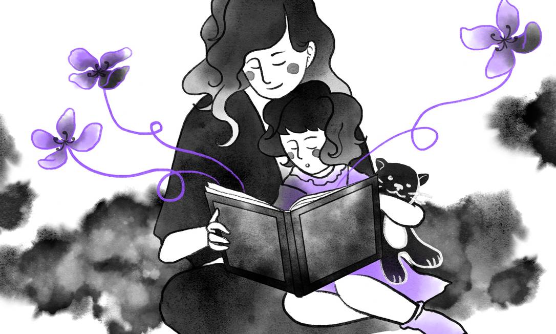 menina cabelo cacheado desenho