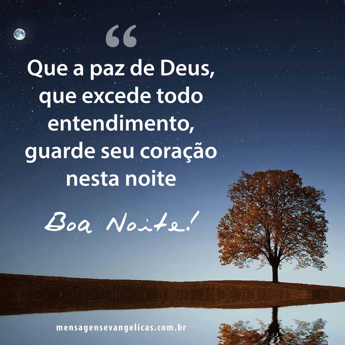 mensagens de boa noite com fé
