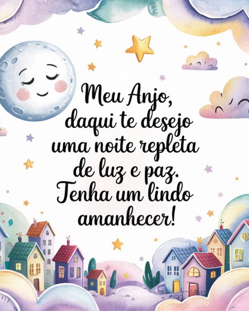 mensagem de boa noite linda para status