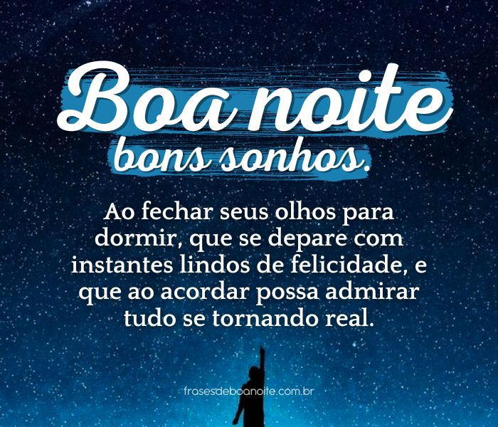 mensagem de boa noite para status