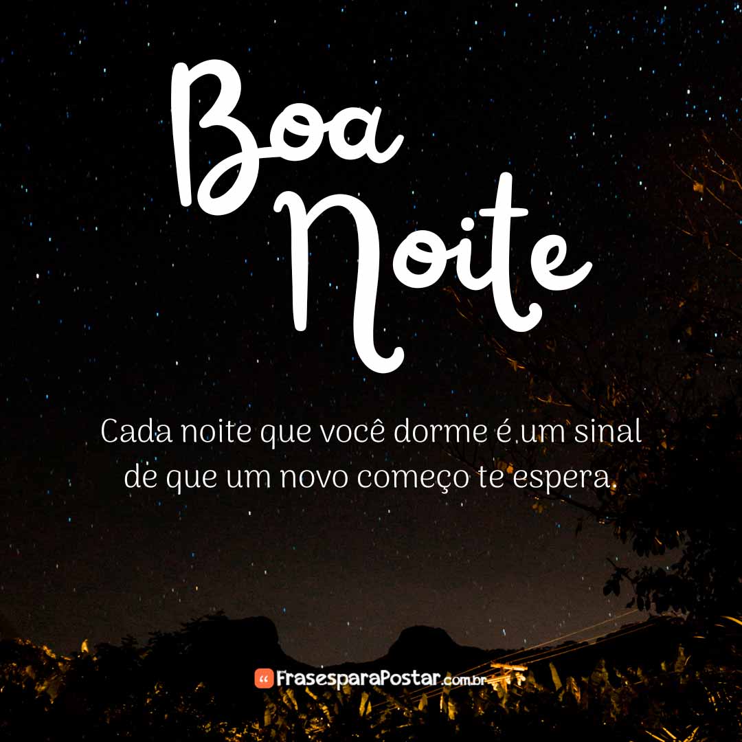 boa noite motivacional curta