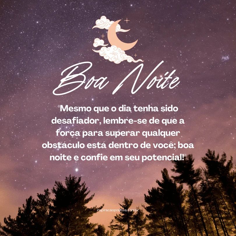 mensagem de boa noite abençoada