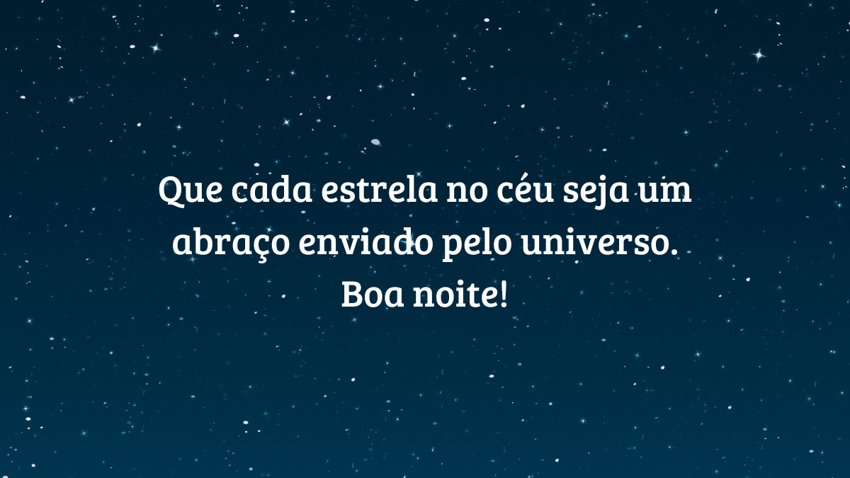 como desejar boa noite de forma especial