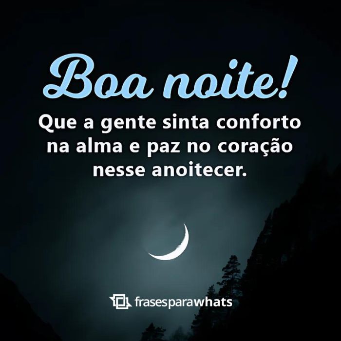 mensagens de boa noite para superar desafios