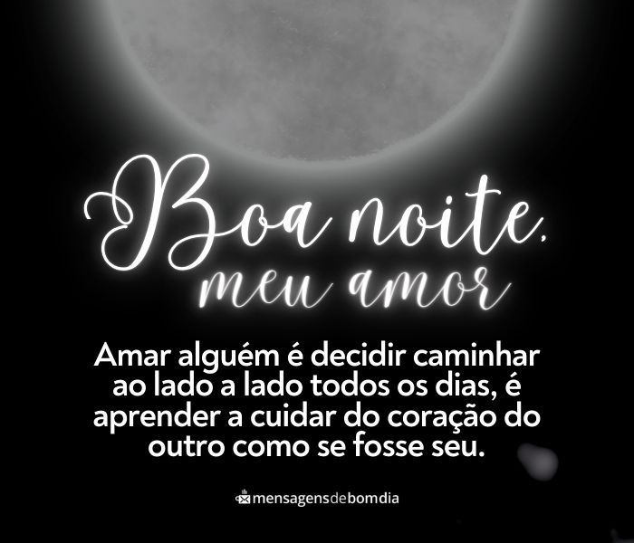 boa noite amor frases