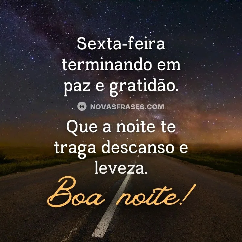 boa noite sexta