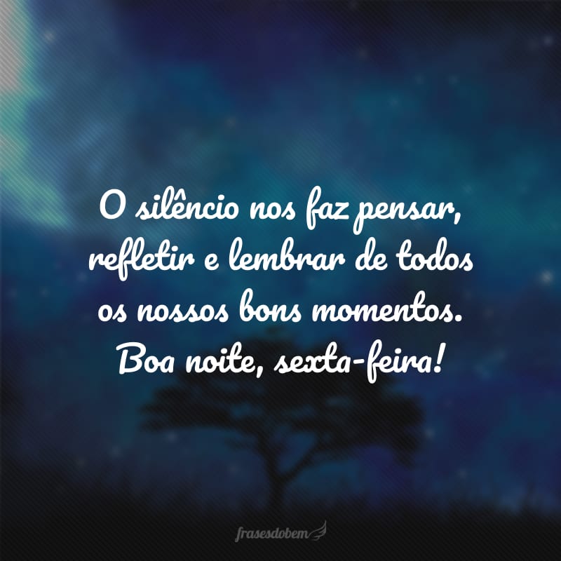 noite de sexta abençoada