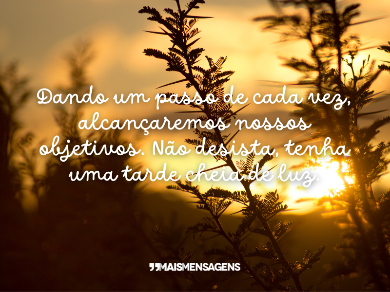 mensagem de boa tarde curta