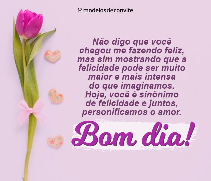 mensagens de bom dia românticas