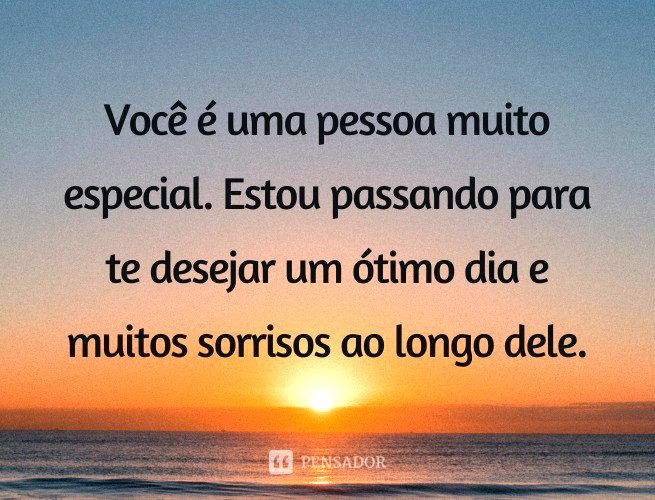 como mandar bom dia diferente