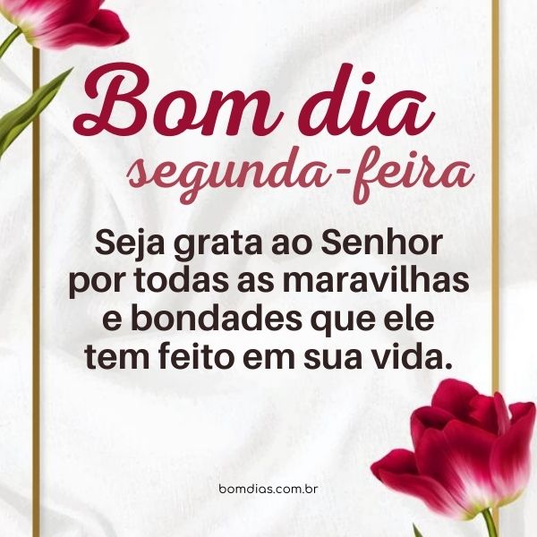 mensagens de bom dia segunda-feira com fé