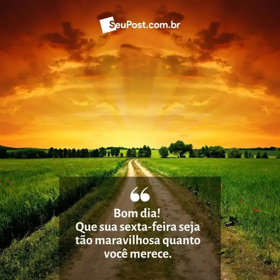 bom dia sexta-feira de trabalho