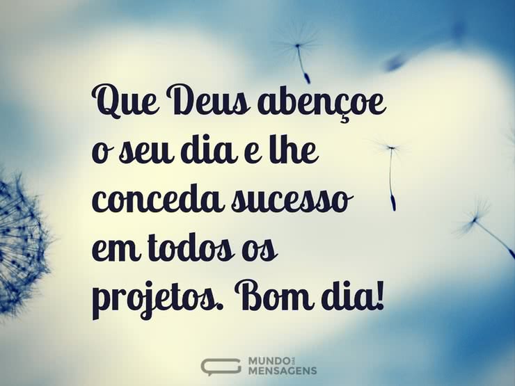 iniciar o dia com oração e bênçãos