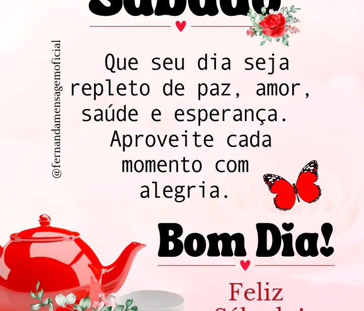 bom dia sábado