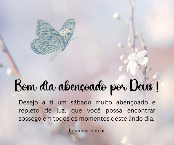 mensagens de bom dia sábado