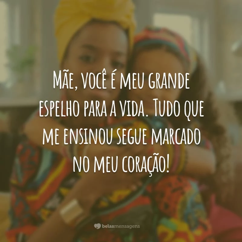 mensagens curtas de filha para mãe