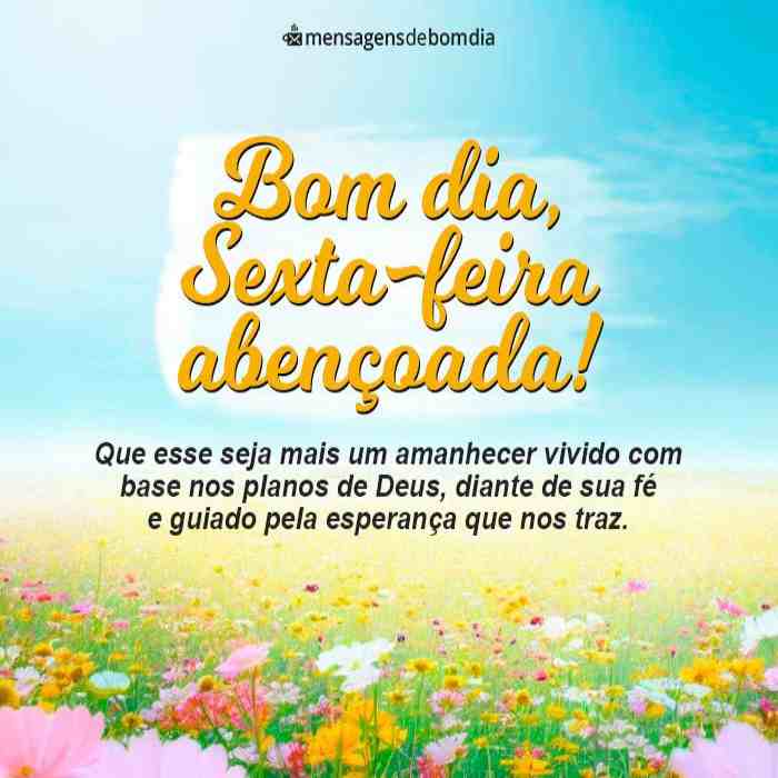 sexta feira de esperança