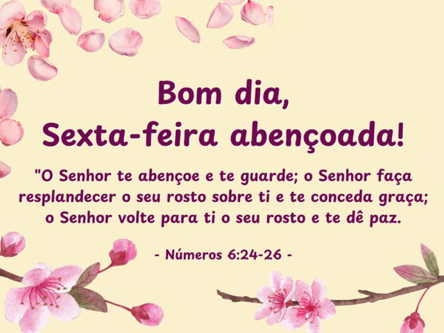 mensagens religiosas sexta feira